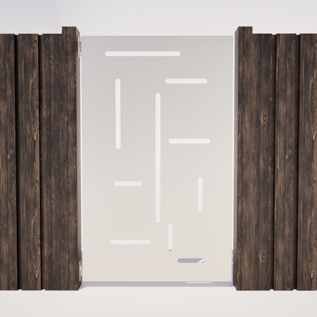 Garden Privacy Gates  - Vertical & Horizontal I Corten Steel or Powder Coated