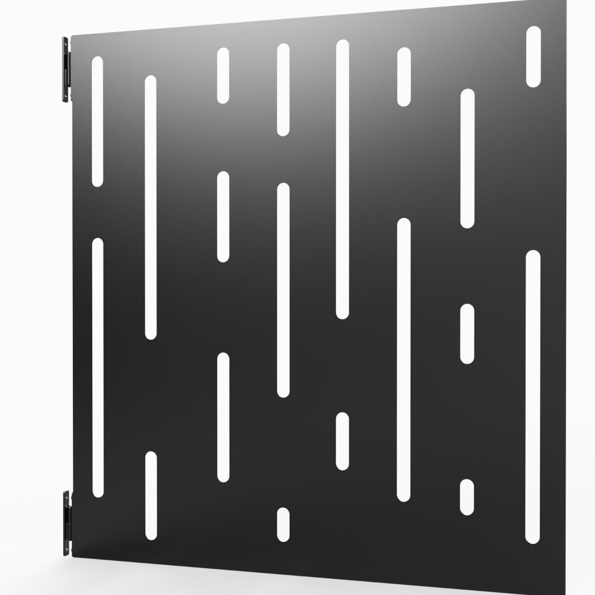 Garden Gates  - Vertical Lines I Corten Steel Or Powder Coated Aluminium