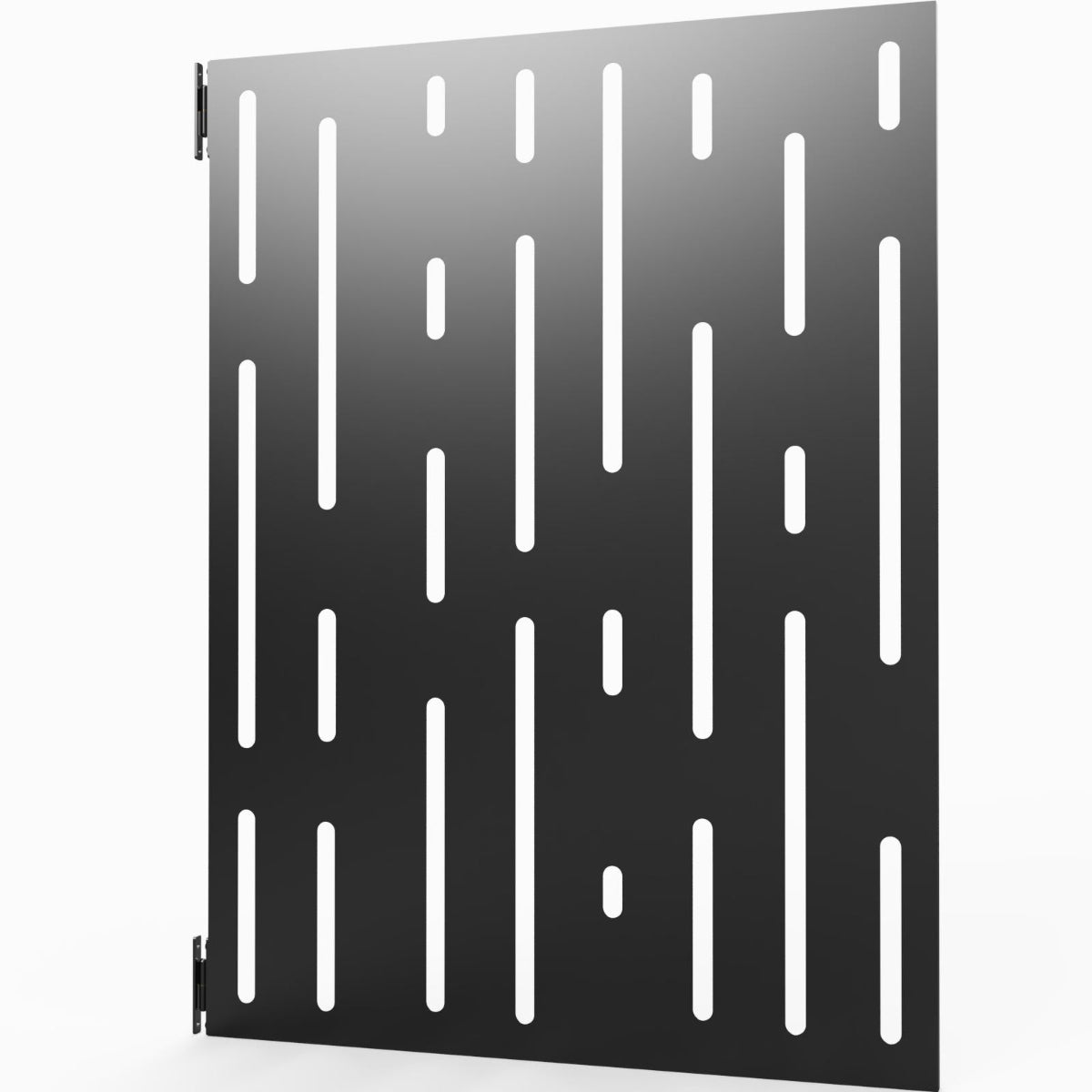 Garden Gates  - Vertical Lines I Corten Steel Or Powder Coated Aluminium