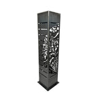 CortenAura Corten Steel Garden Sculpture - The Vines