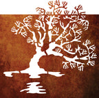 Lake Wanaka Tree - Corten Steel Wall art