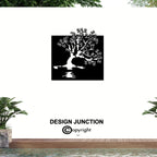 Lake Wanaka Tree - Corten Steel Wall art