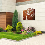 Lake Wanaka Tree - Corten Steel Wall art