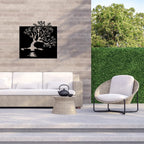 Lake Wanaka Tree - Corten Steel Wall art