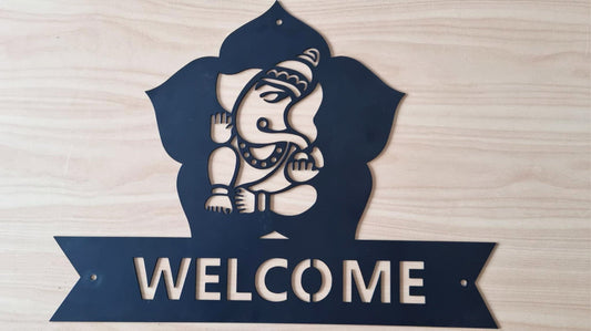 Welcome Ganesha Monogram -  ** Clearance **