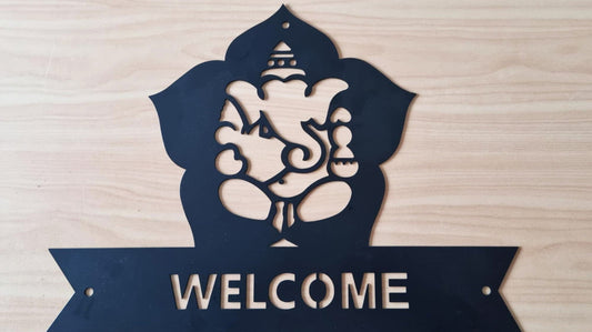 Lotus Welcome Ganesha Monogram -  ** Clearance **