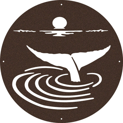 Whale Tail Burnished Copper