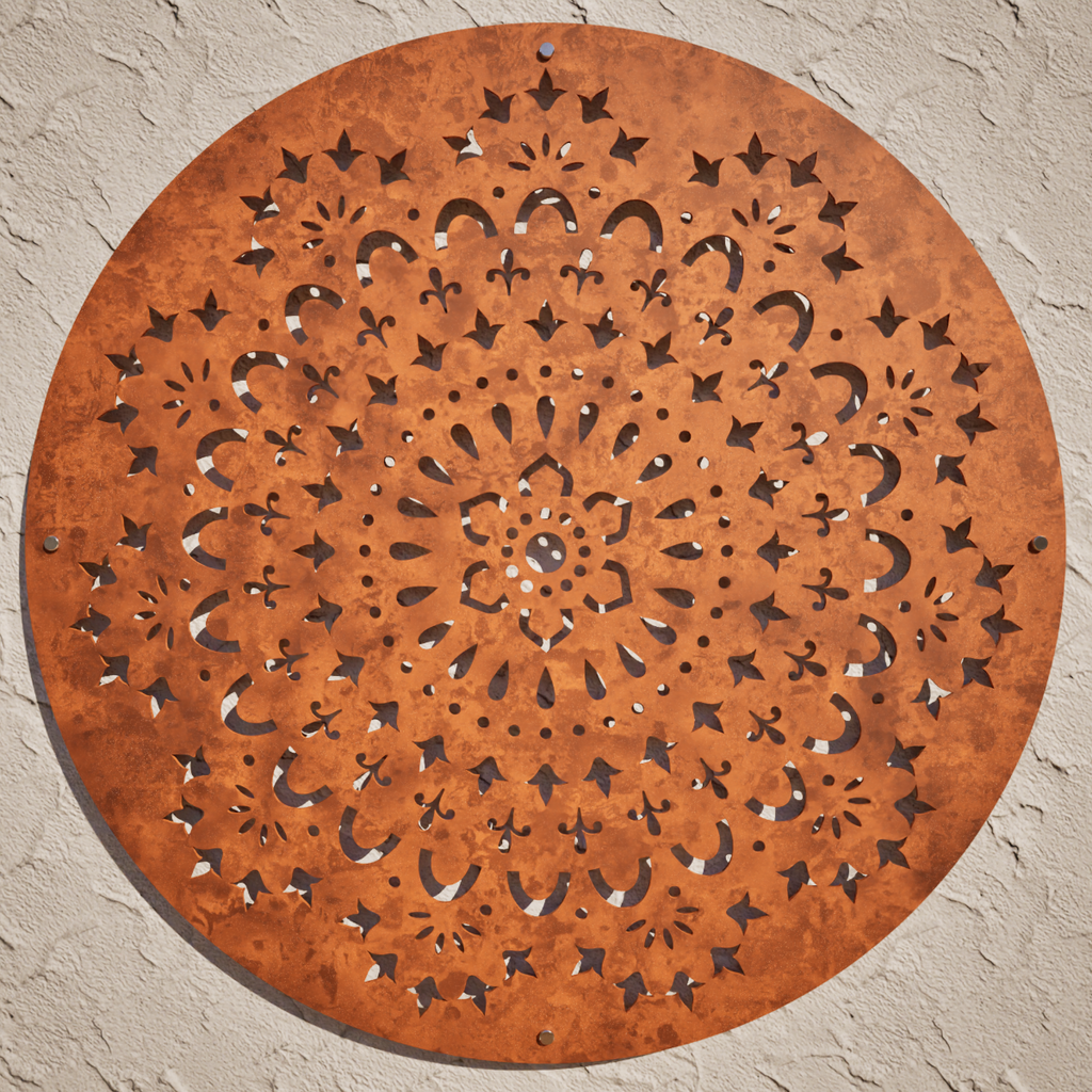 Metal Wall Art - Mandala Lupt