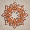 Corten Steel Wall Art - Boho Mandala CR6