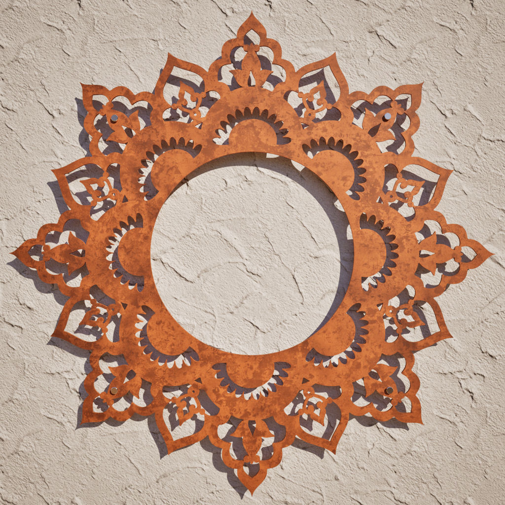 Mandala 04 - Laser Cut Metal Garden & Wall Art