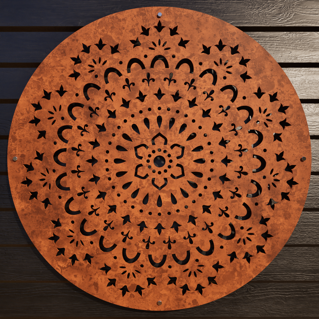Metal Wall Art - Mandala Lupt