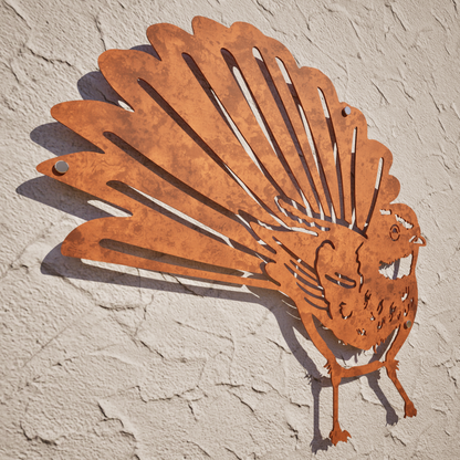 Fantail ( Front) - Corten Steel Wall Art