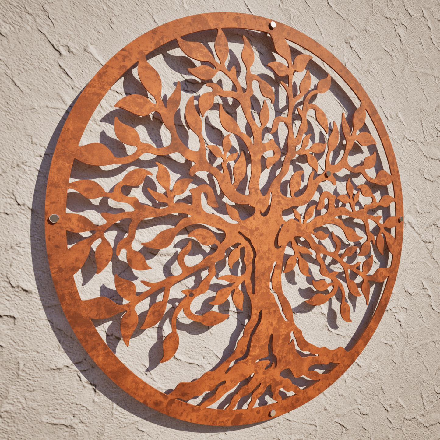 Tree Of Life  - Laser Cut Corten Steel Wall Feature