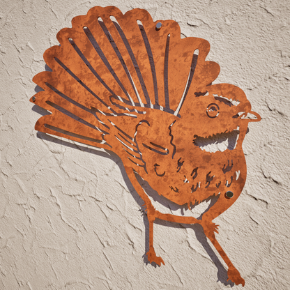 Fantail ( Front) - Corten Steel Wall Art