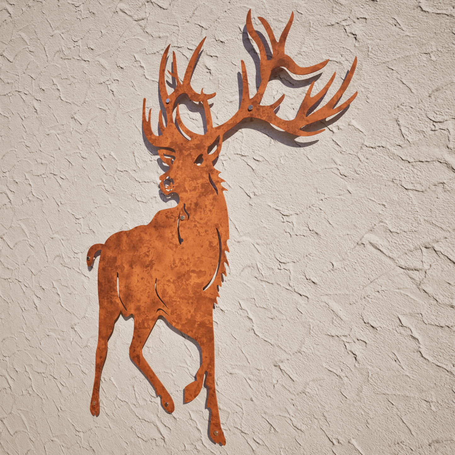 Red Stag Front On - Large Outdoor Wall Art