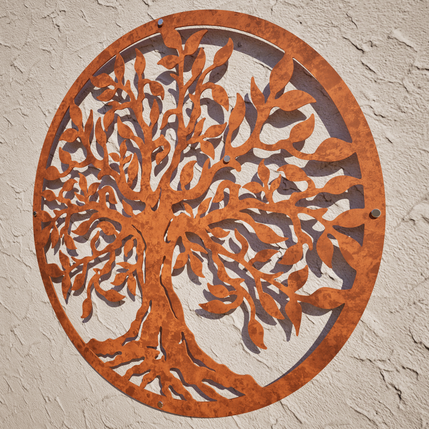 Tree Of Life  - Laser Cut Corten Steel Wall Feature