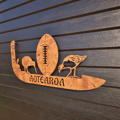 Aotearoa - Out Door Metal art