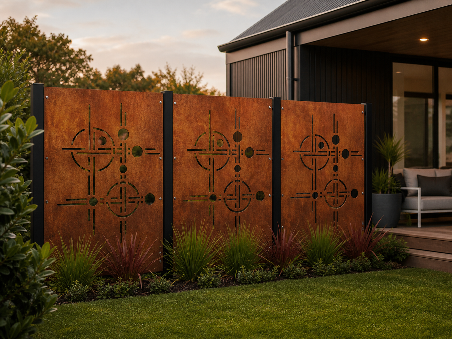 Privacy Screen & Fence Panel  - Echo Lines