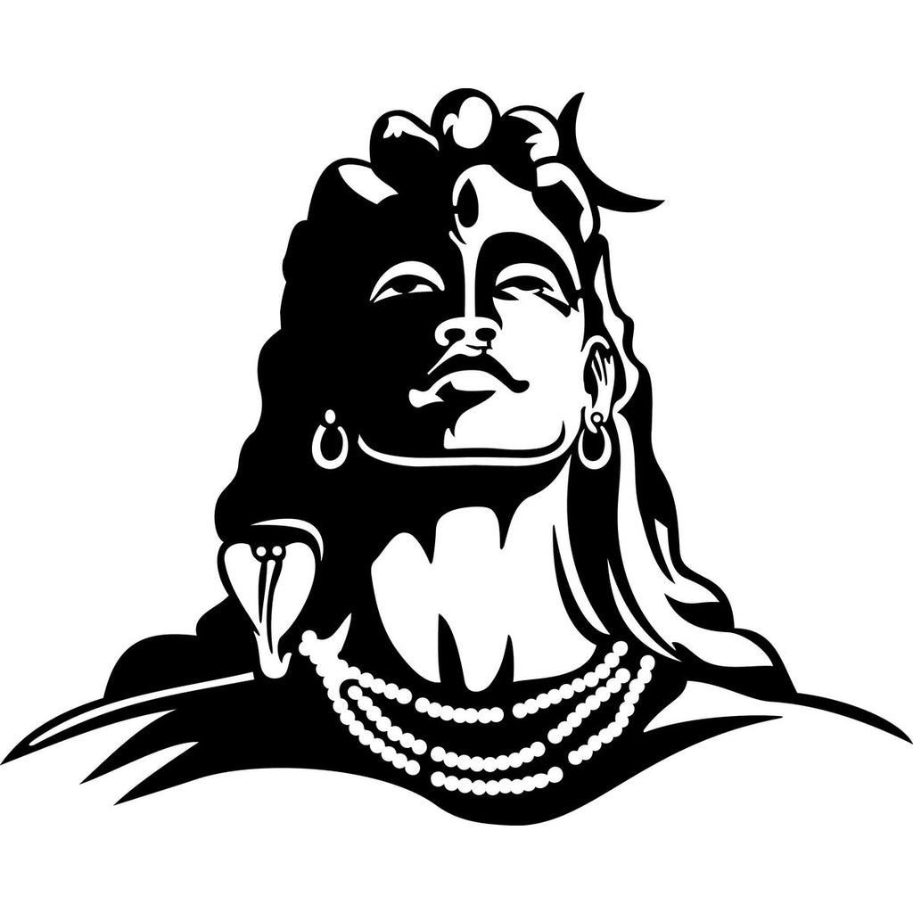 "Adiyogi - The First Yogi" - Metal Wall Art