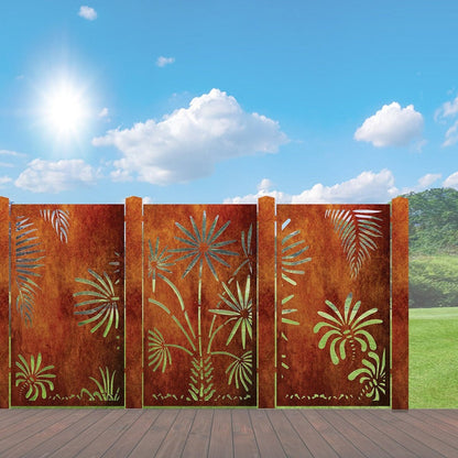 Decorative Garden Screens - The Palm Grove