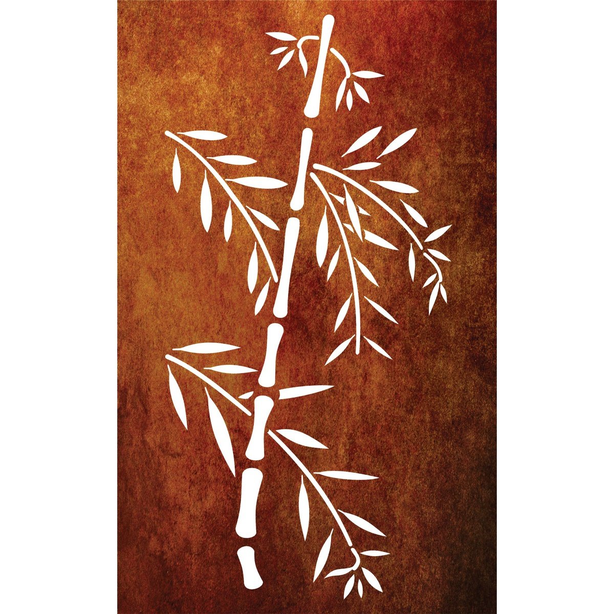 Laser Cut Garden Metal Art Panel  - Bamboo 2