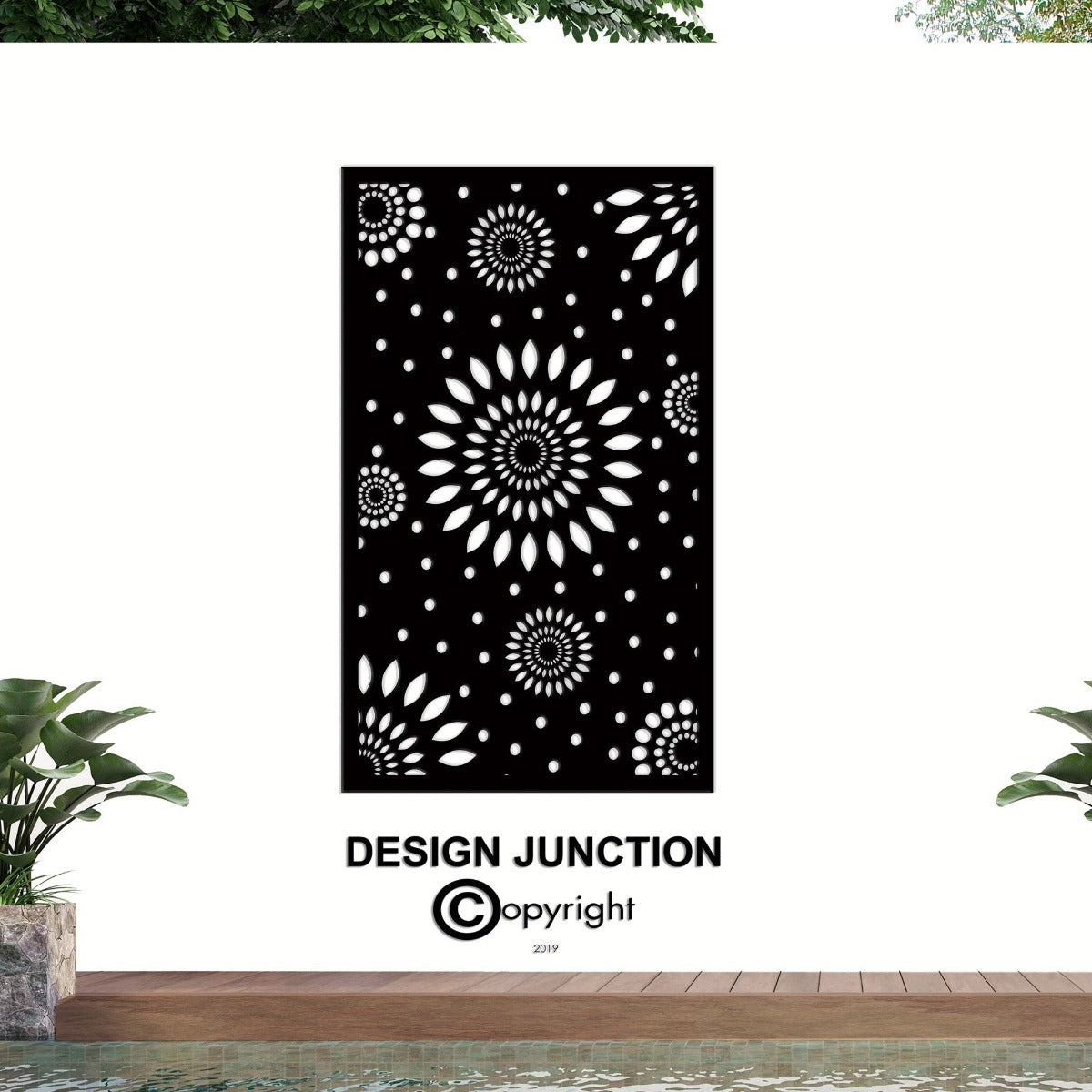 Boho Mandals - Laser Cut Fence Panel
