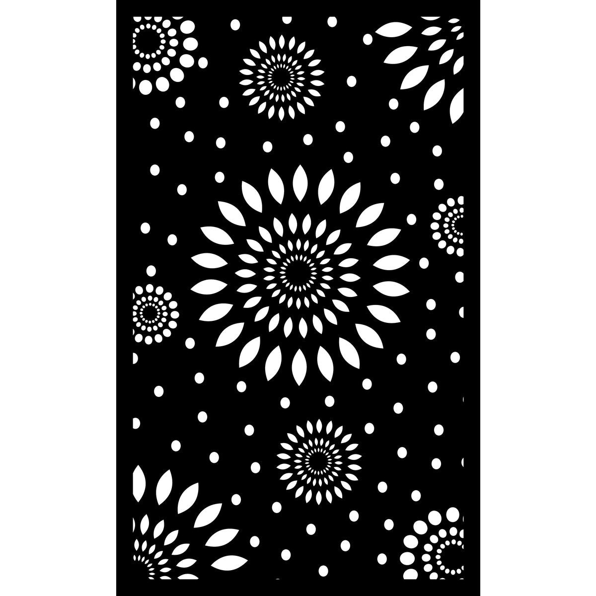 Boho Mandals - Laser Cut Fence Panel