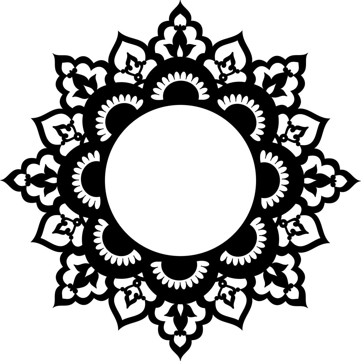 Mandala Star 04 - Laser Cut Wall Feature