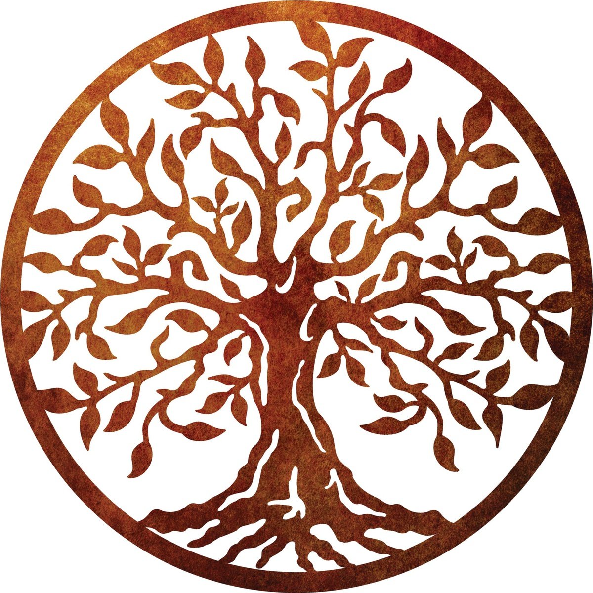 Tree Of Life  - Laser Cut Corten Steel Wall Feature