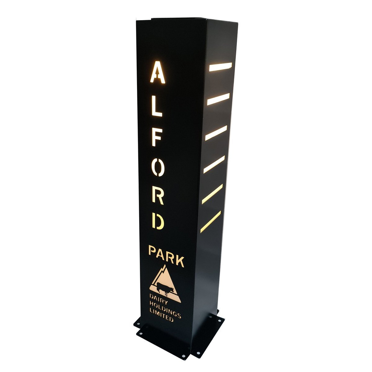 Customised Advertising Sign Bollards