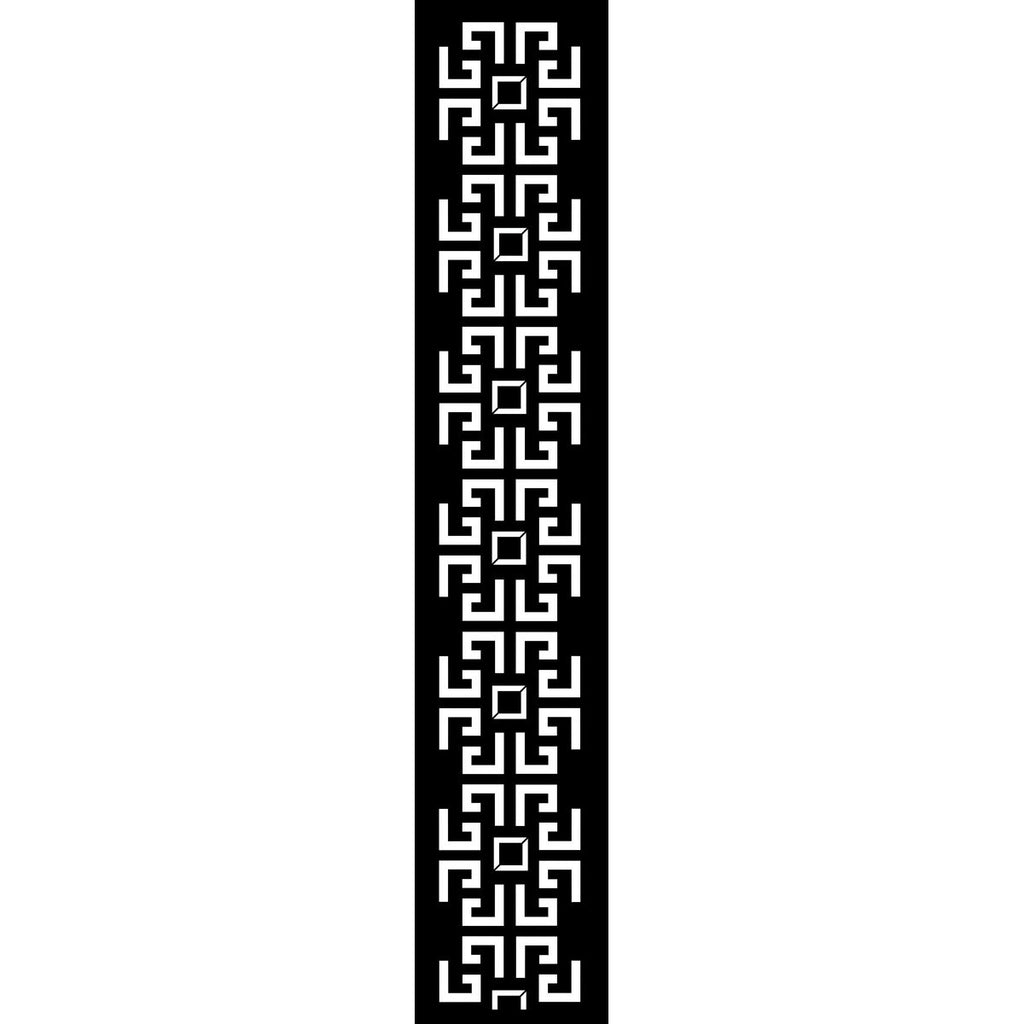 Laser Cut Fence Runner - Geo (DJ05)