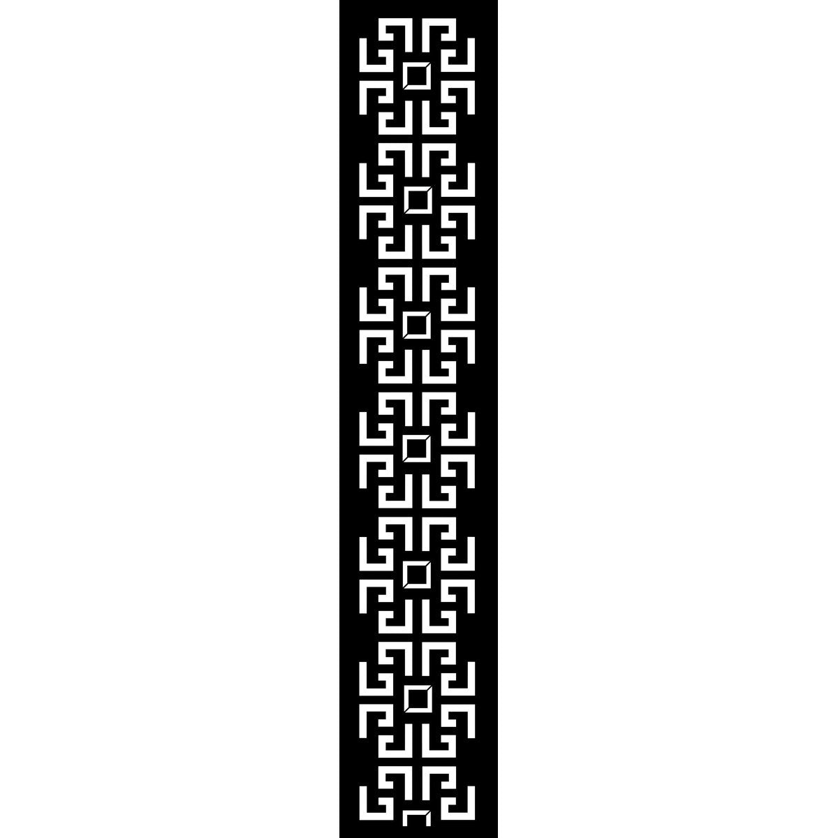Laser Cut Fence Runner - Geo (DJ05)