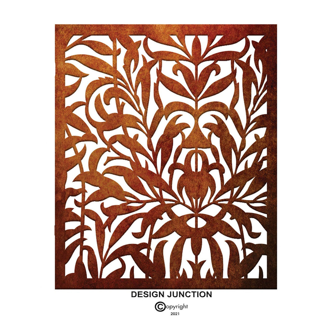 Pedestrian Gate  - Drop Leaf I Corten Steel Or Powder Coated Aluminium
