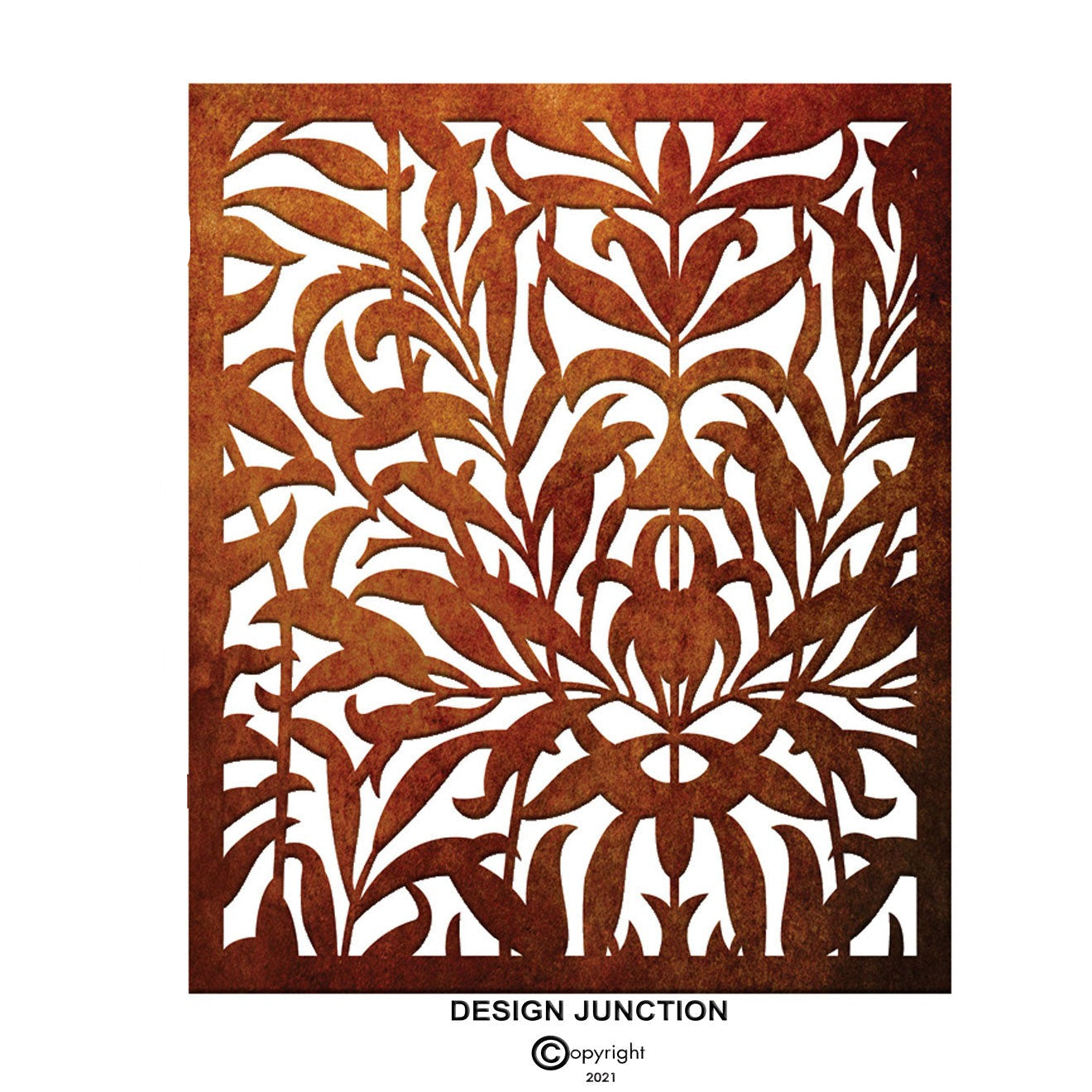 Pedestrian Gate  - Drop Leaf I Corten Steel Or Powder Coated Aluminium