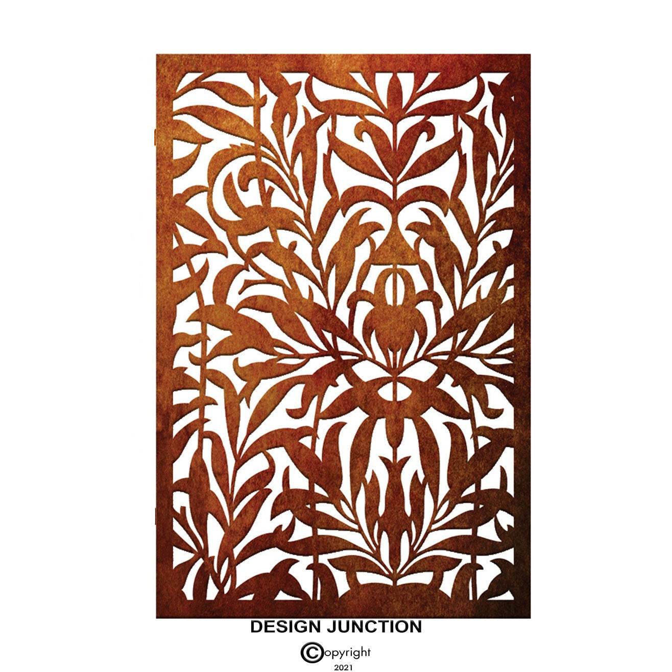 Pedestrian Gate  - Drop Leaf I Corten Steel Or Powder Coated Aluminium