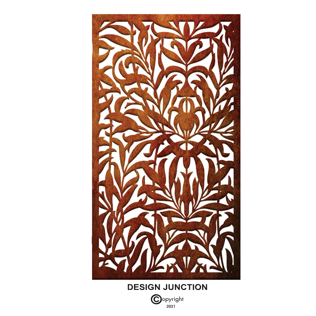 Pedestrian Gate  - Drop Leaf I Corten Steel Or Powder Coated Aluminium