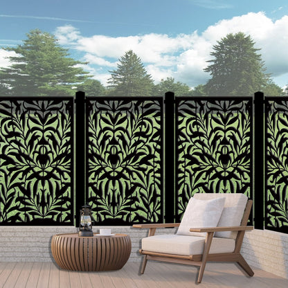 Fence Panel & Garden backdrop Panel - Drop Leaf