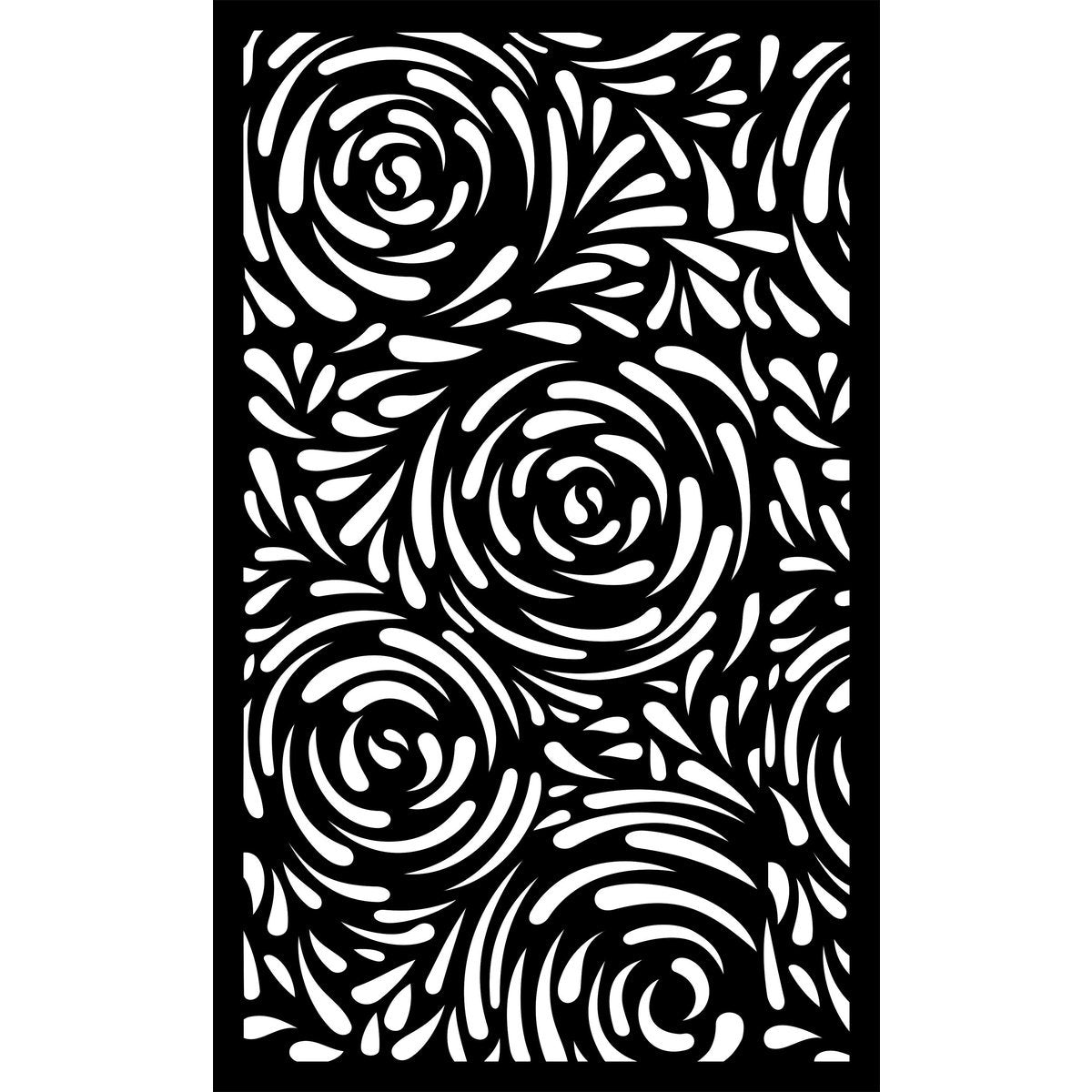 Privacy Screen & Fence Panel  - Drop Flower