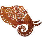 Elephant Mandala- Laser Cut Metal Animal Art & Wall Feature