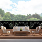 Koru Cascade (Right) - Laser Cut Decorative Balustrade Panel ( 1735 x 1100 mm)
