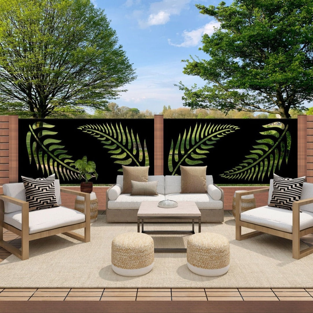Fern Serenity - Decorative Laser Cut Balustrade Panel ( 1735 x 1100 mm)