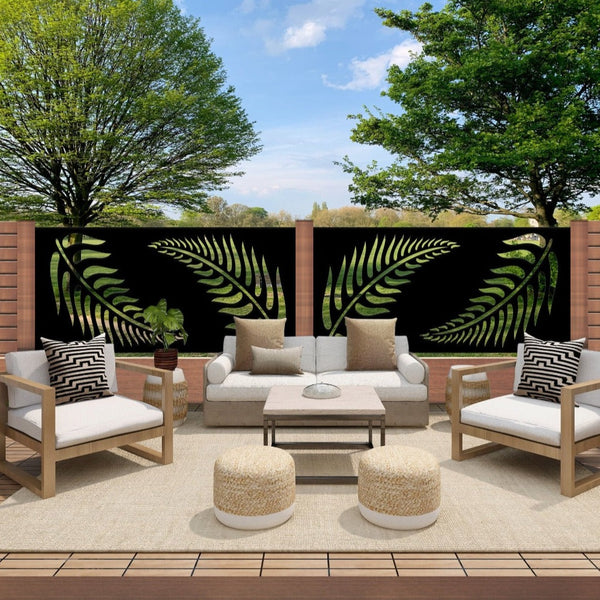 Fern Serenity - Decorative Laser Cut Balustrade Panel ( 1735 x 1100 mm)