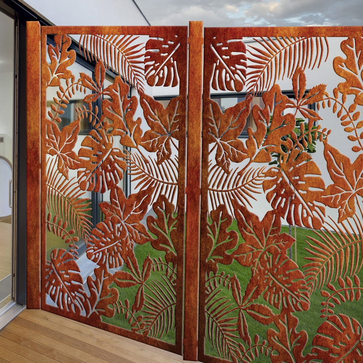 Garden Backdrop Metal panel  - Flora MII