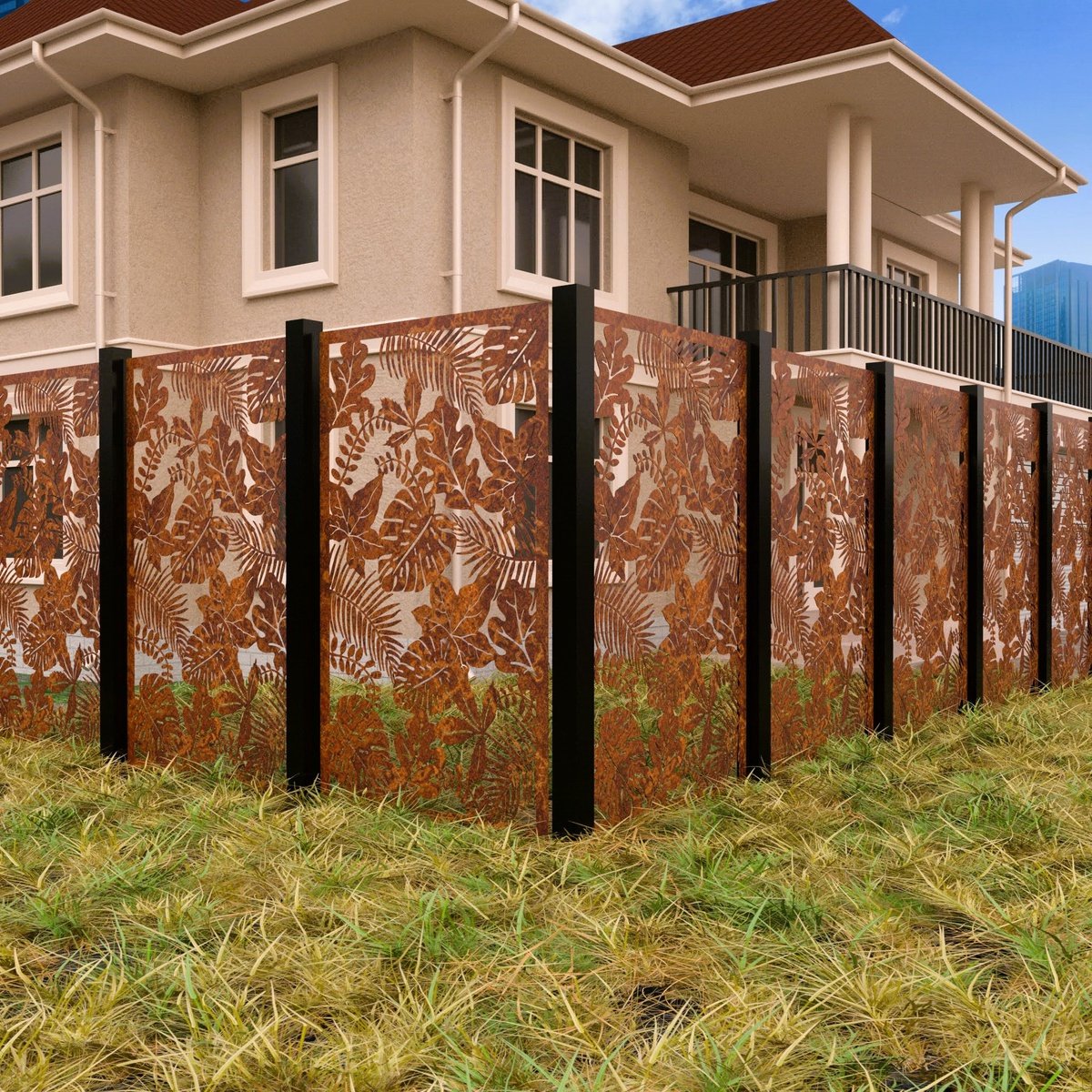 Garden Backdrop Metal panel - Flora MII – Design Junction NZ