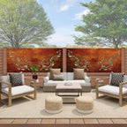 Koru Cascade - Laser Cut Decorative Balustrade Panel ( 1735 x 1100 mm)