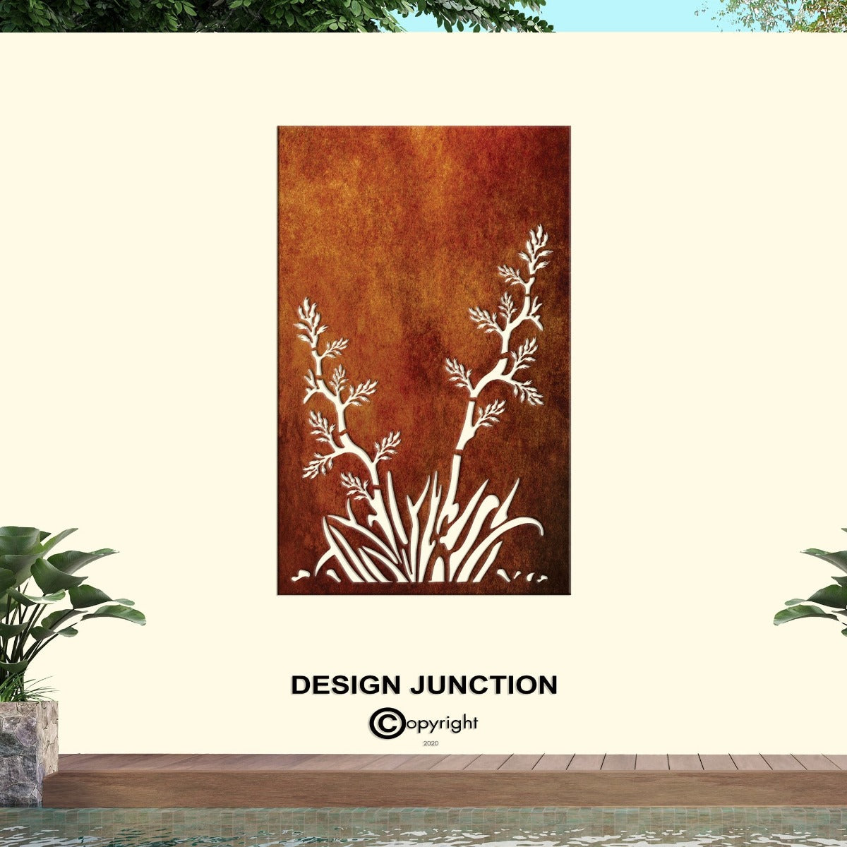 Corten steel wall Art - Flexpod