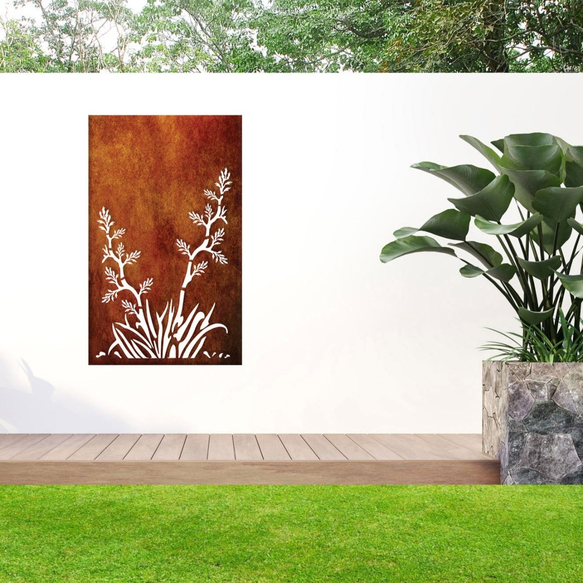 Corten steel wall Art - Flexpod