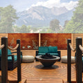 Flex With Kiwi - Kiwi Bush Canvas Collection of Balustrades ( 1800 x 1100 mm )