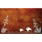 Flex With Kiwi - Kiwi Bush Canvas Collection of Balustrades ( 1800 x 1100 mm )
