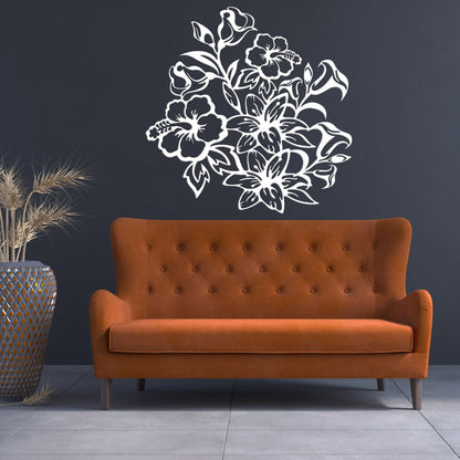 The Flower Bed  - Metal Art